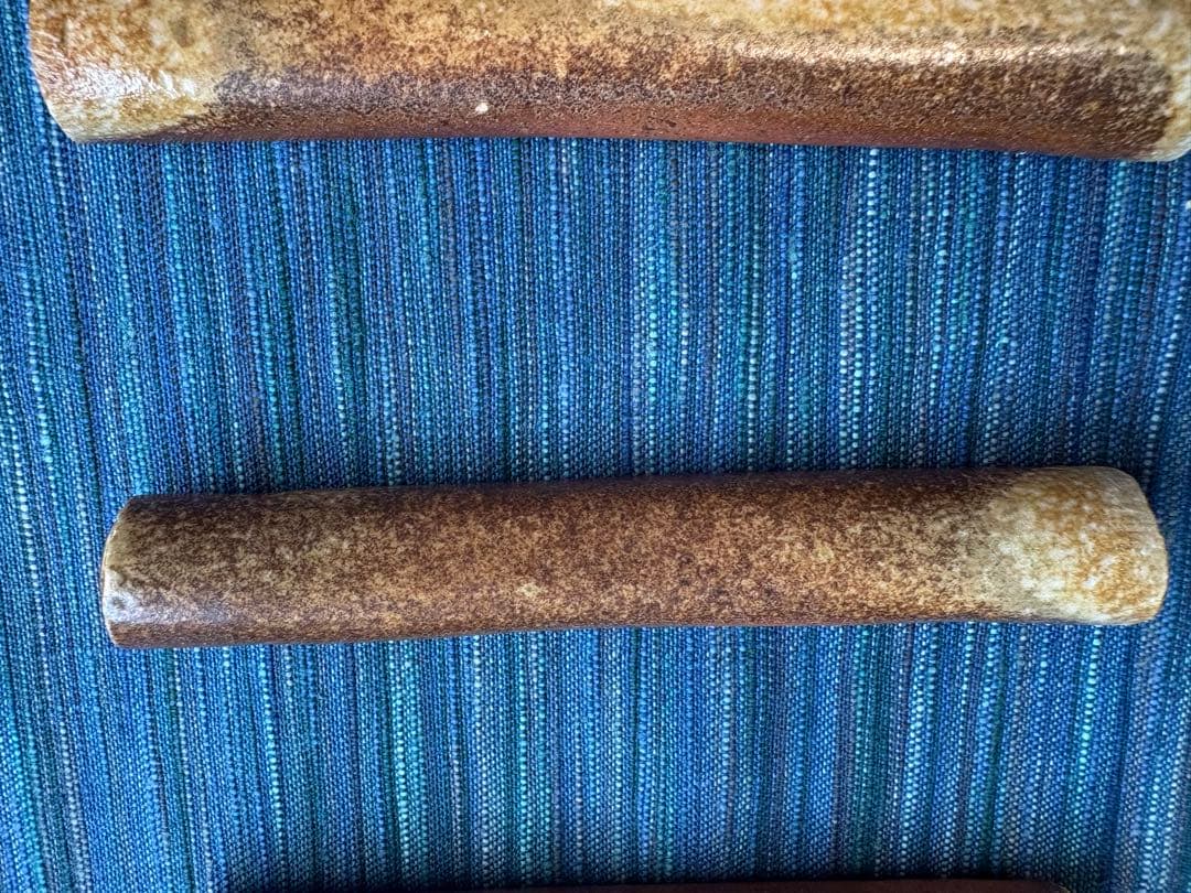 家庭画報掲載陶芸家作　信楽焼　登窯　焼締　カトラリーレスト　５点セット