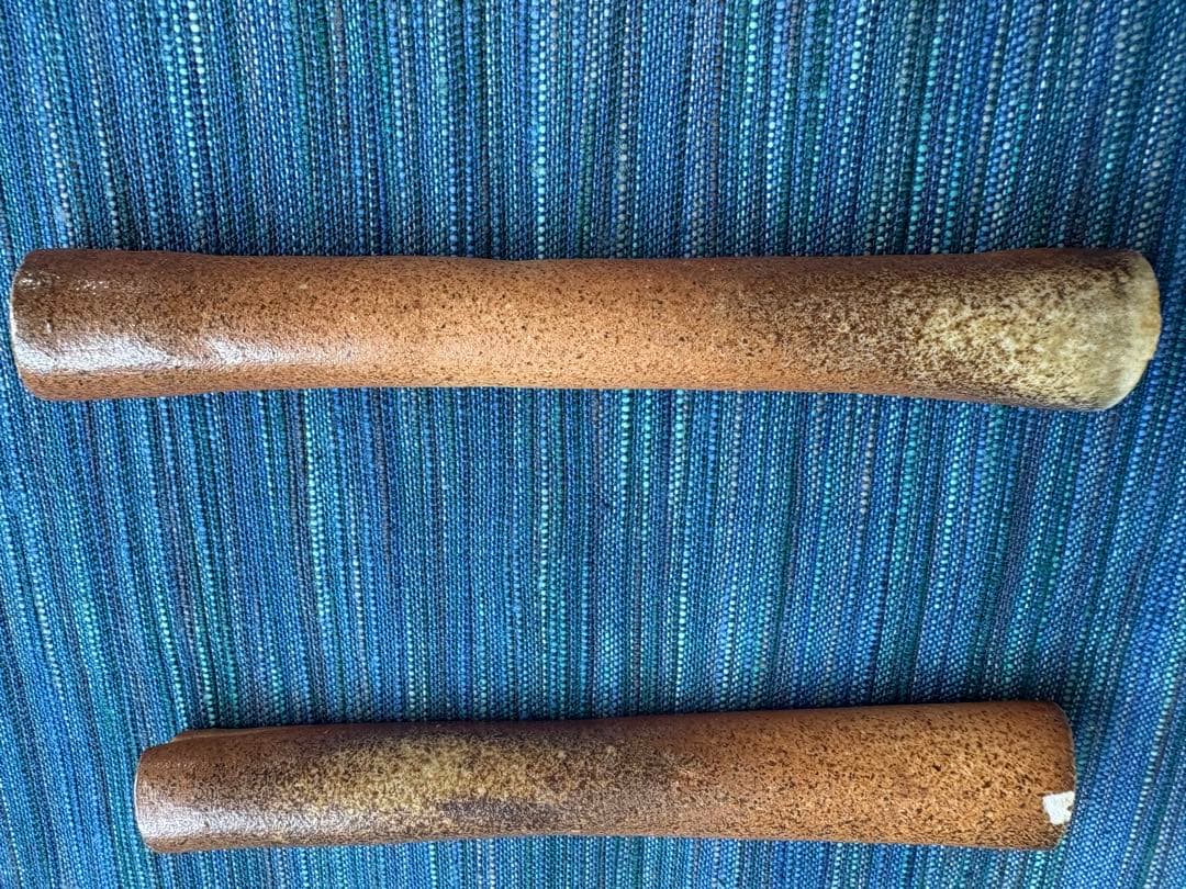 家庭画報掲載陶芸家作　信楽焼　登窯　焼締　カトラリーレスト　５点セット