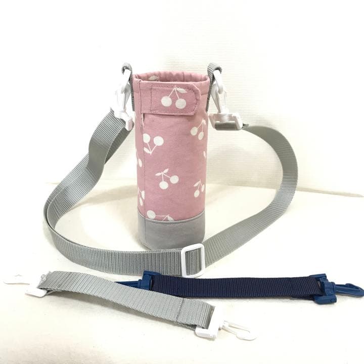 ハンドメイド　オーダー　水筒　カバー　さくらんぼ