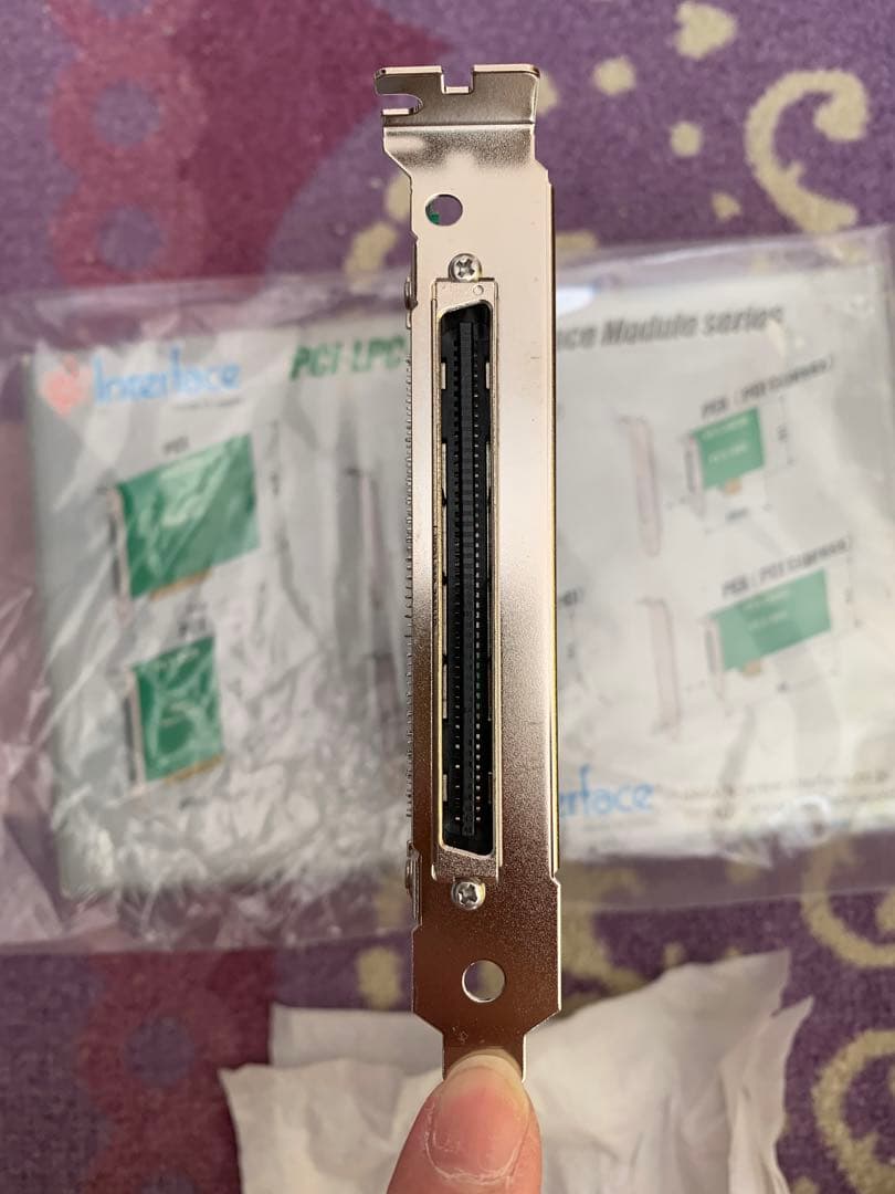 【ジャンク】インタフェース社　PCI-3168C