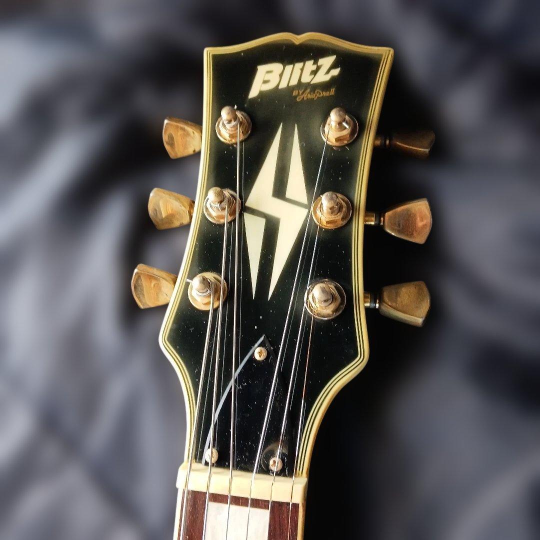 良品　Blitz レスポール　カスタム　ブラックビューティー(笑)