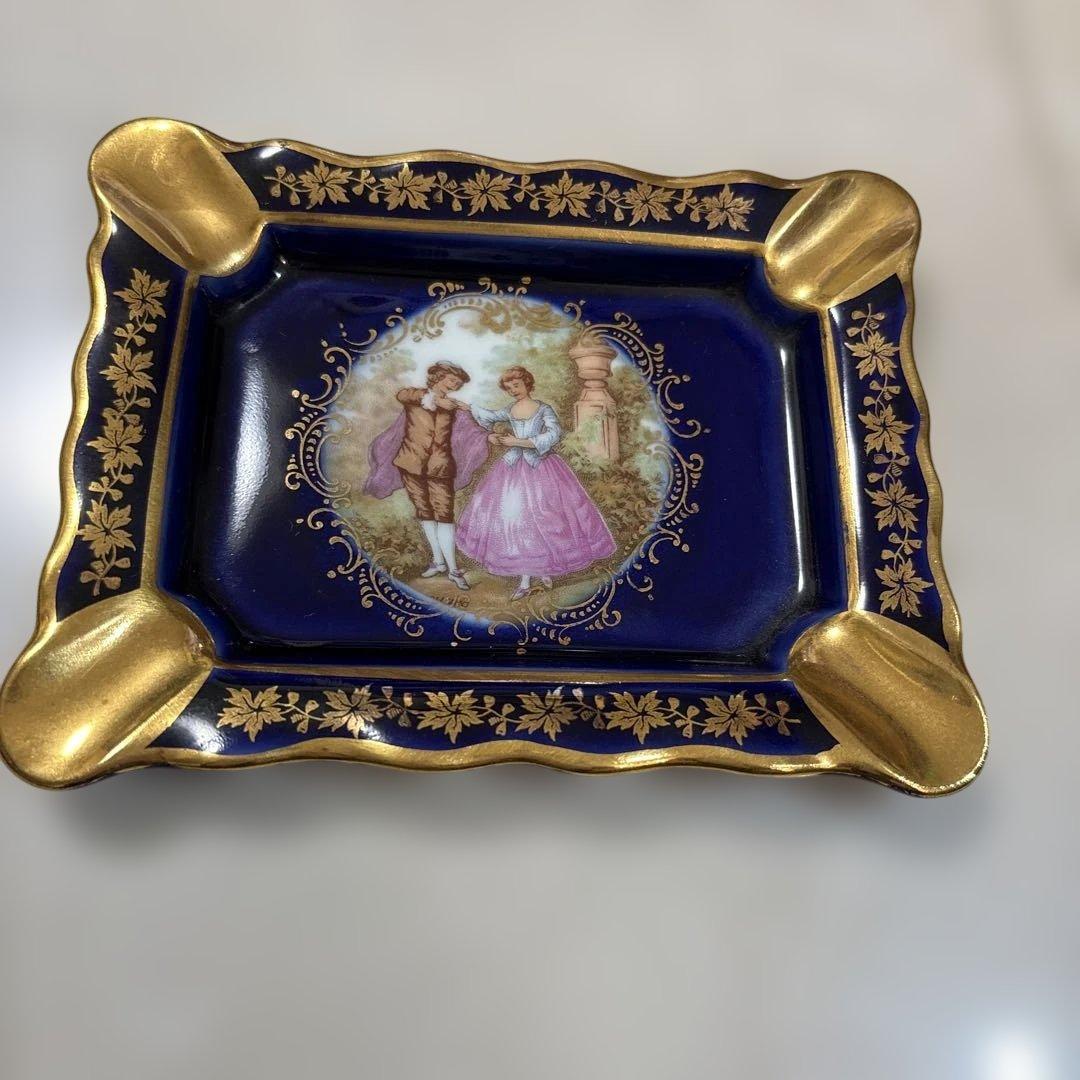 フランス　リモージュ？　小皿　灰皿２　セット