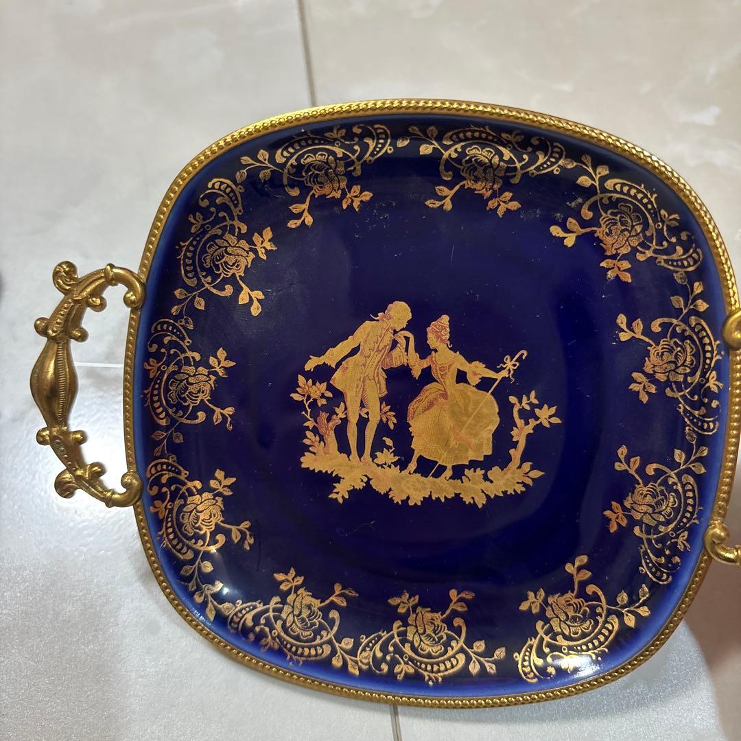 フランス　リモージュ？　小皿　灰皿２　セット