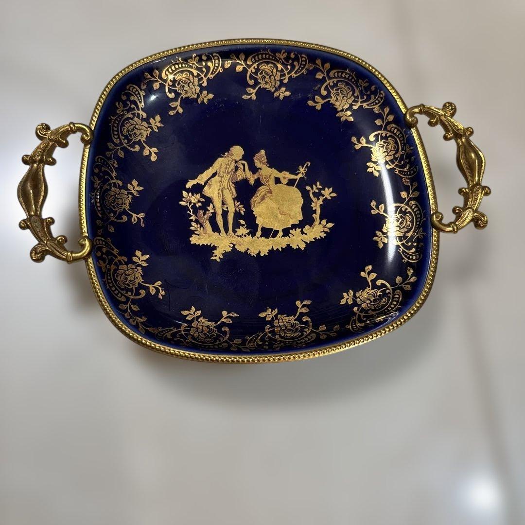 フランス　リモージュ？　小皿　灰皿２　セット