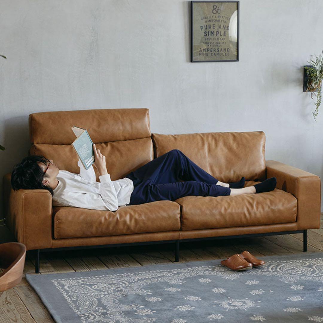 関家具　クラッシュゲート　ソファ3人掛け　プルート