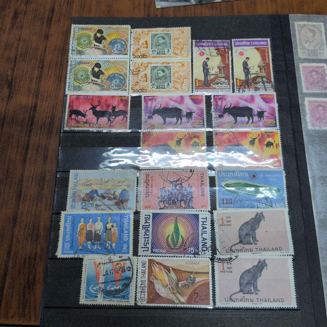 EUROPE STOCK BOOK 使用済切手コレクション　海外　レトロ