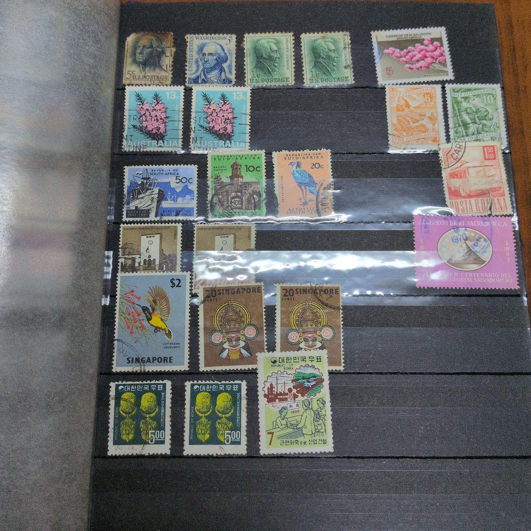 EUROPE STOCK BOOK 使用済切手コレクション　海外　レトロ