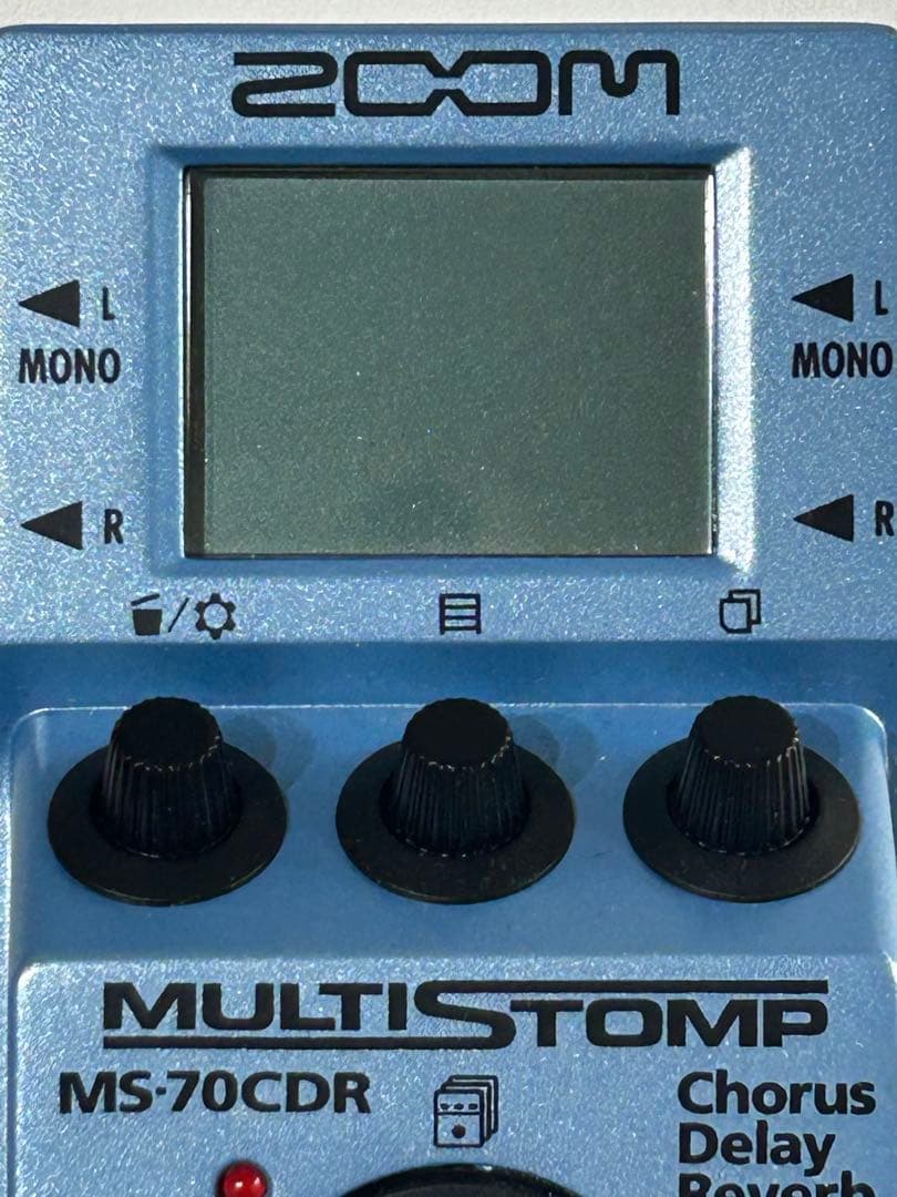 美品 ZOOM MS-70CDR MultiStomp 空間系マルチエフェクター