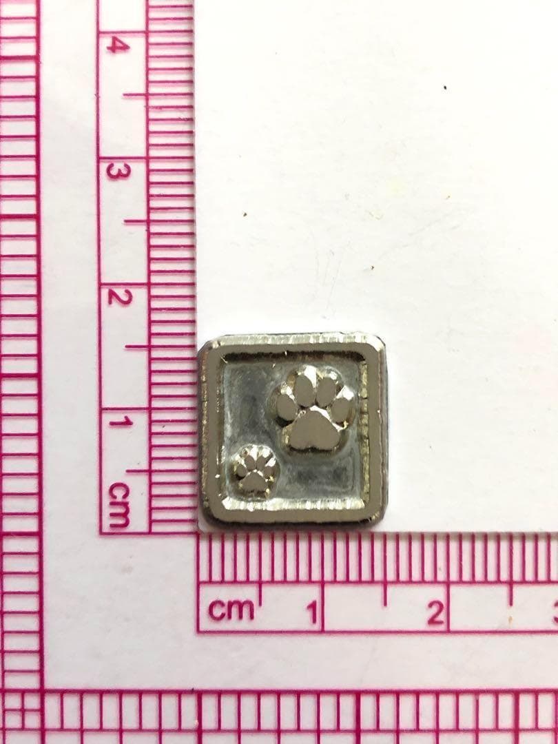 親子肉球ハンコ❤️亜鉛版刻印❤️レザークラフト❤️活版メタルスタンプ