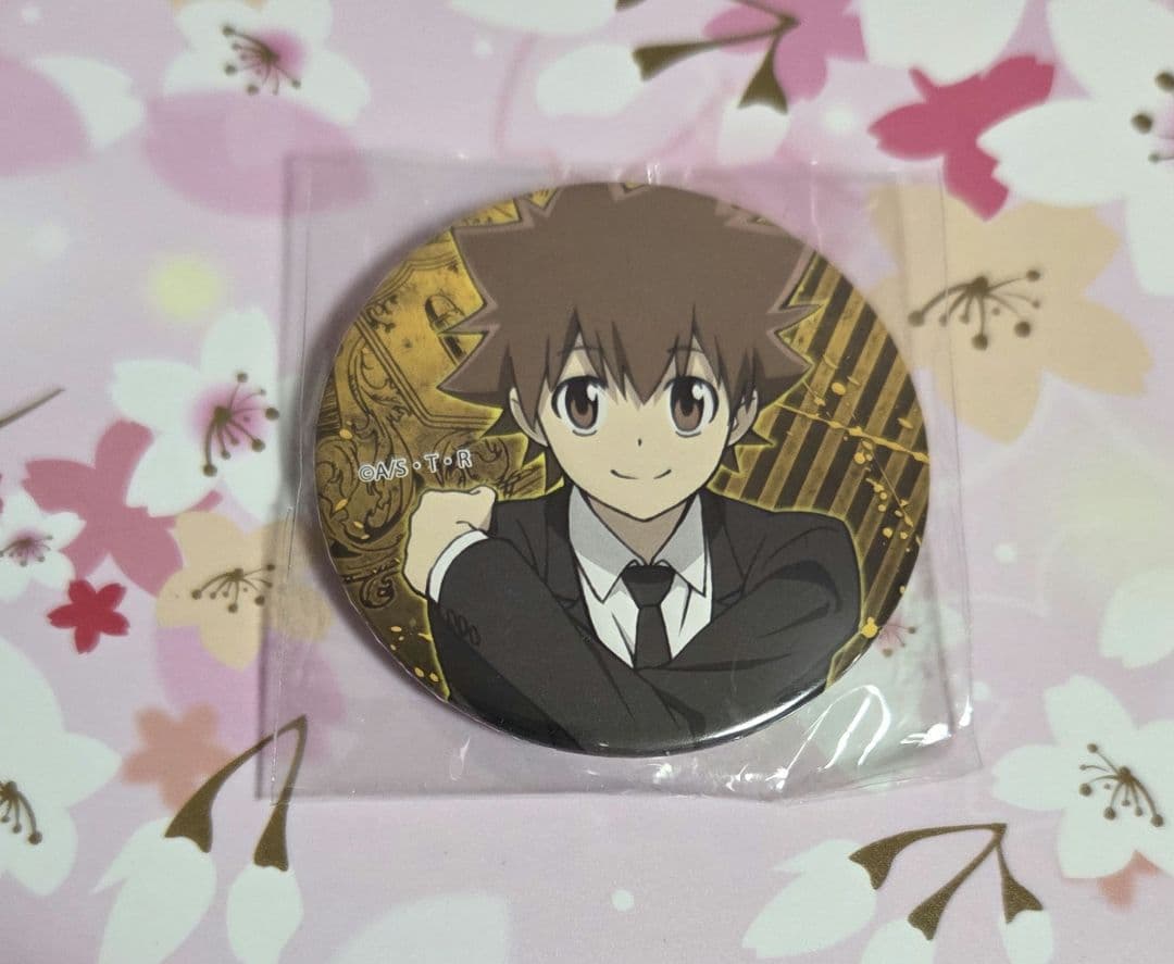 家庭教師ヒットマンREBORN！　缶バッジ　JF 2016　沢田綱吉