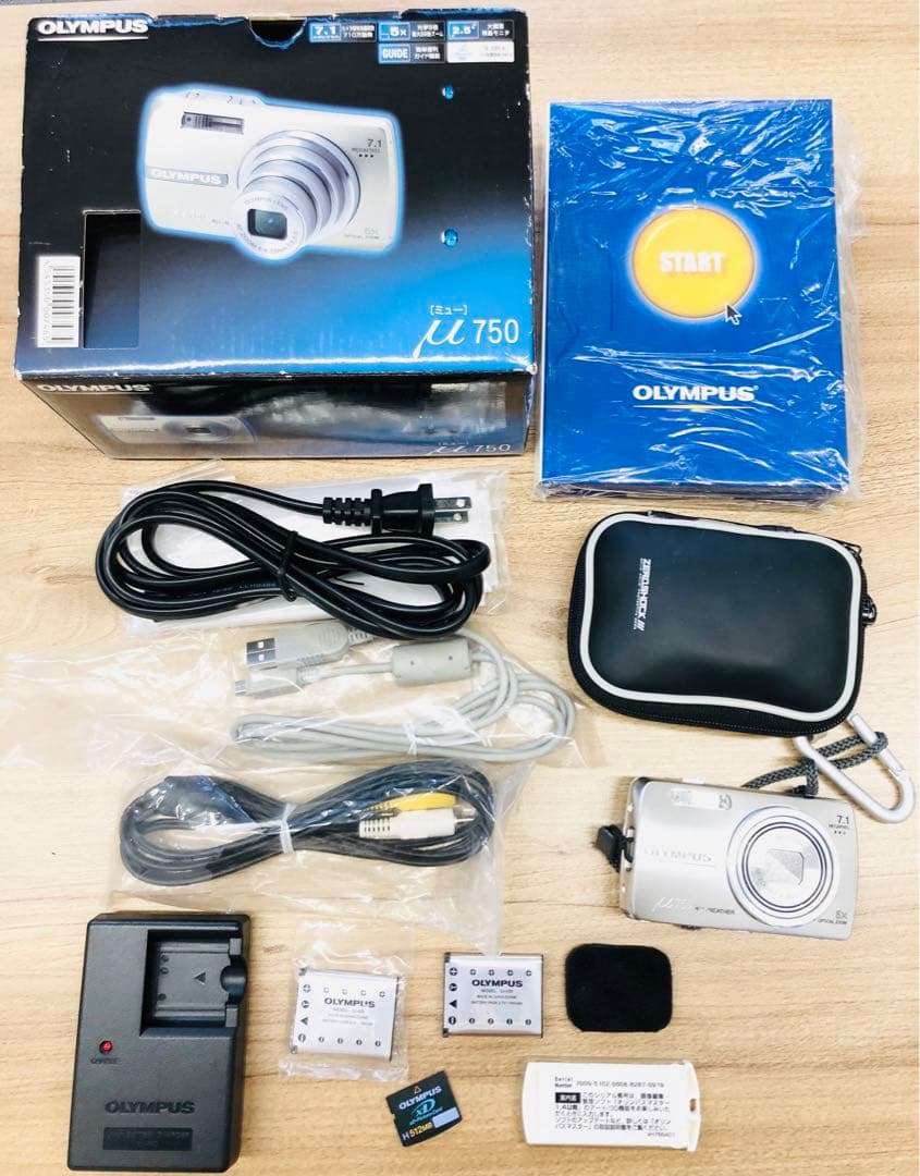 Olympus μ750 コンパクトデジタルカメラ 動作確認済み