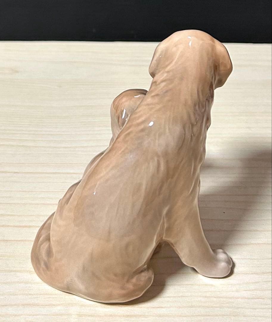 ロイヤルコペンハーゲン　ゴールデンレトリバー親子　フィギュリン　犬　※美品