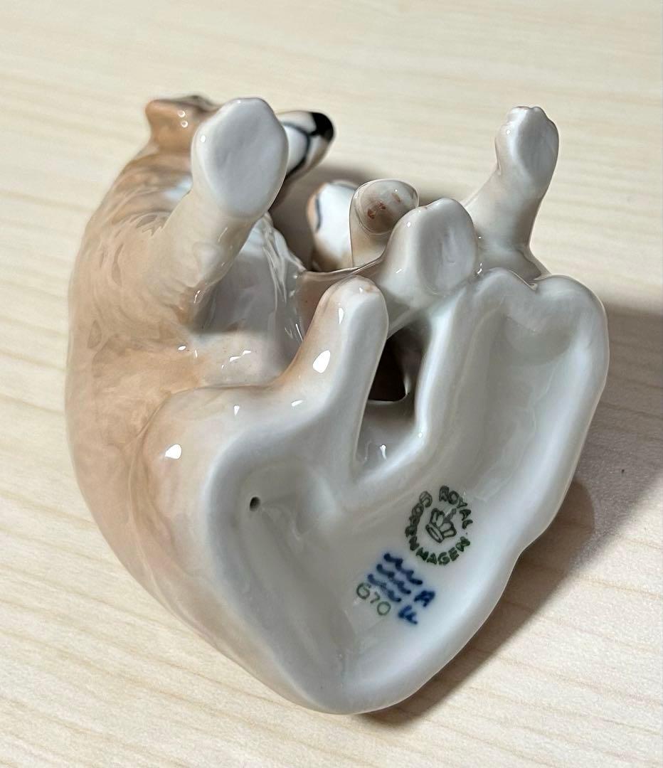 ロイヤルコペンハーゲン　ゴールデンレトリバー親子　フィギュリン　犬　※美品