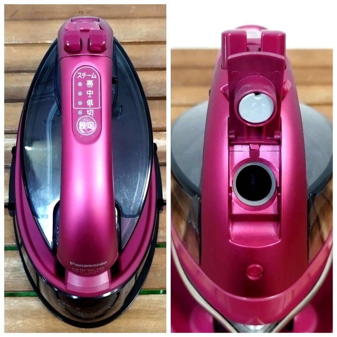 パナソニック★コードレススチームアイロン カルル NI-WL705