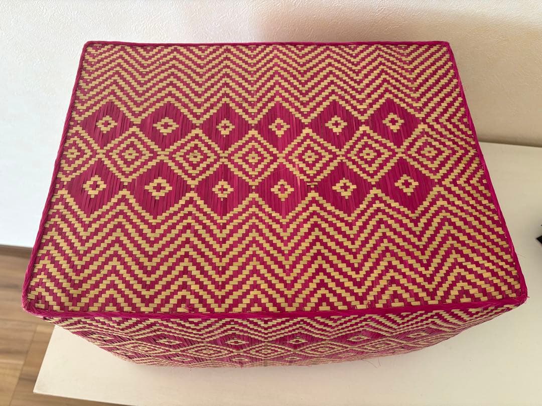 ピンク系収納ボックス２点セット ソカシ かごバスケット インテリア