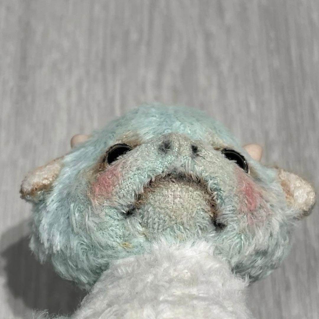 ミントソーダ味のドラゴン ハンドメイド 海外作家様 ぬいぐるみ アーティストベア