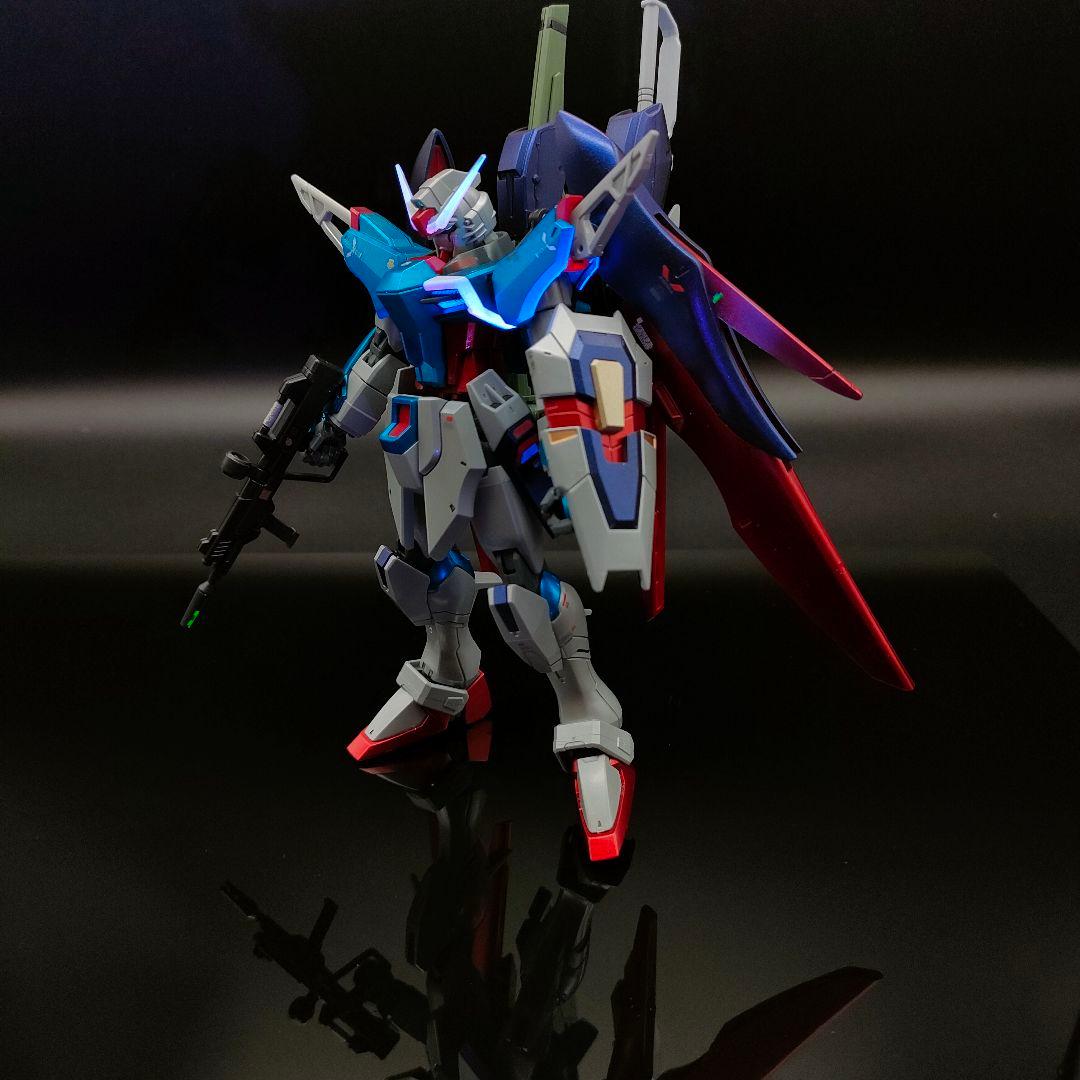 デスティニーガンダムspecⅡ　ゼウスシルエットゴースト　ガンプラ 塗装完成品