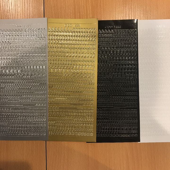 韓国シールアルファベット　英字　デコ　ノーマル