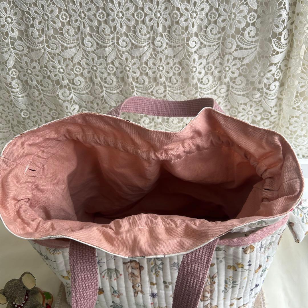 通園バック　オーダー受付ページ　ミルキーラビット