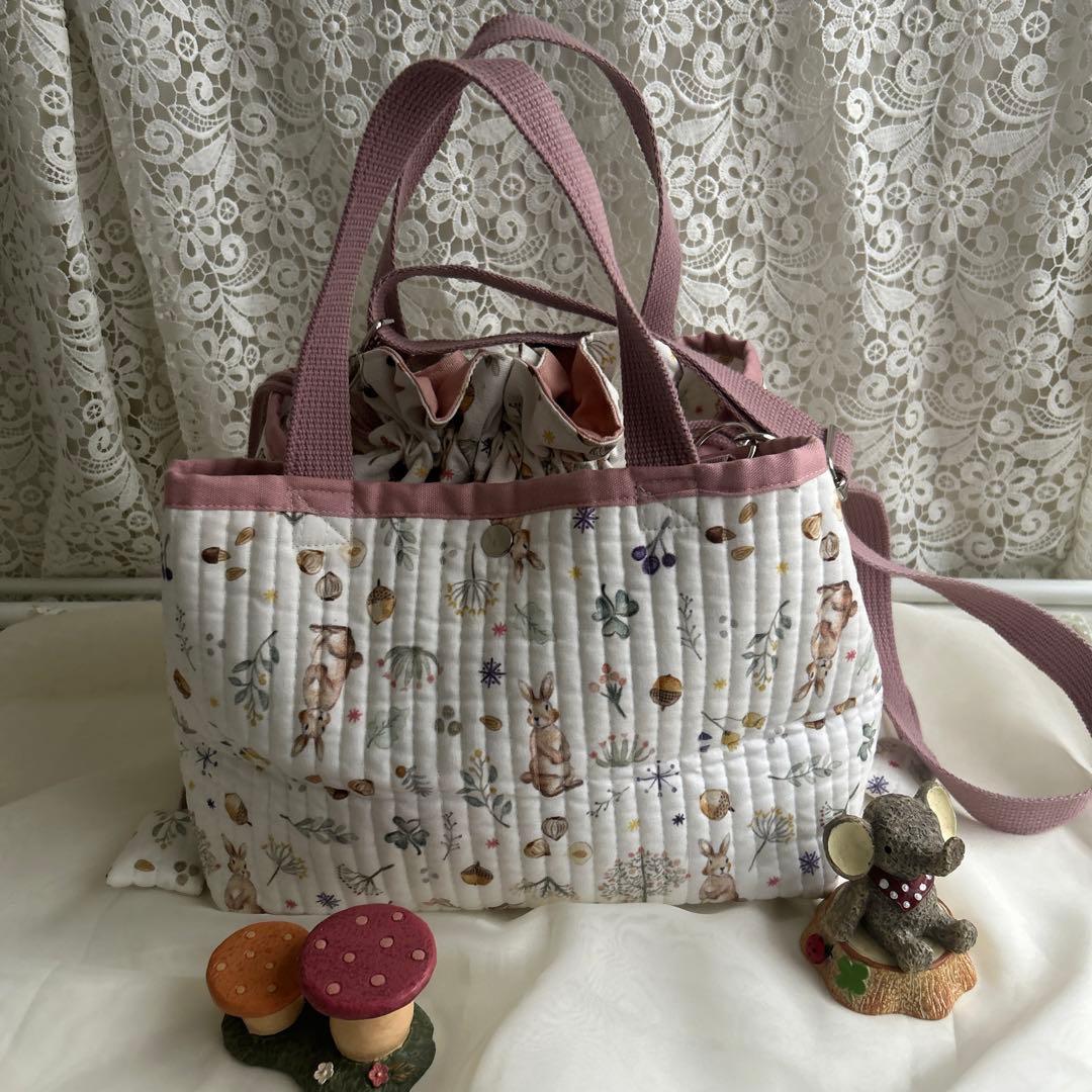 通園バック　オーダー受付ページ　ミルキーラビット