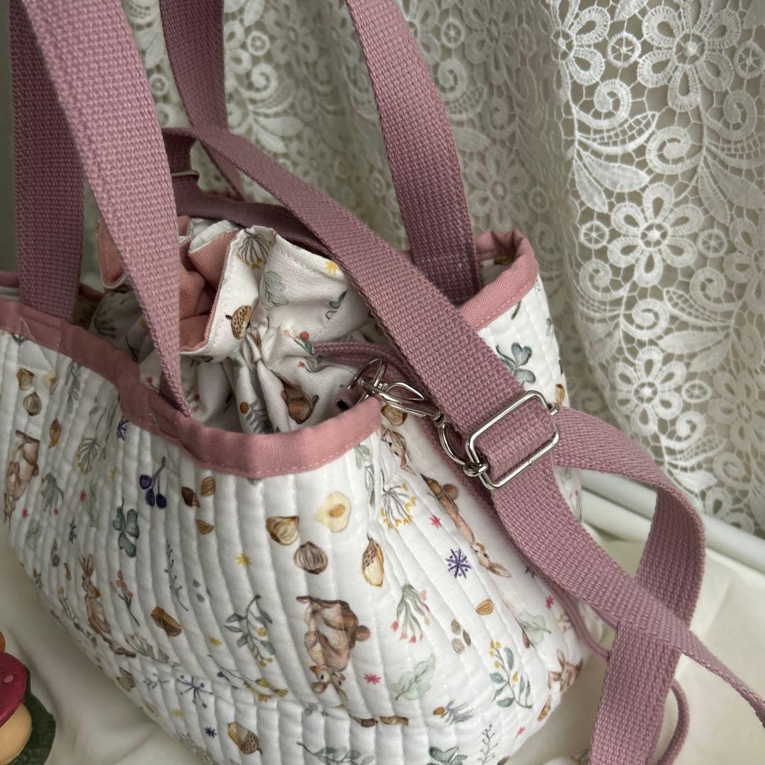 通園バック　オーダー受付ページ　ミルキーラビット