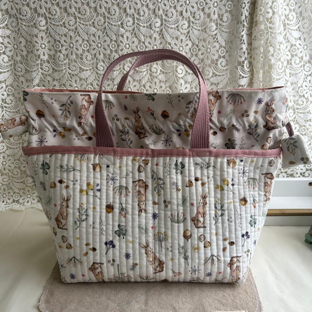 通園バック　オーダー受付ページ　ミルキーラビット