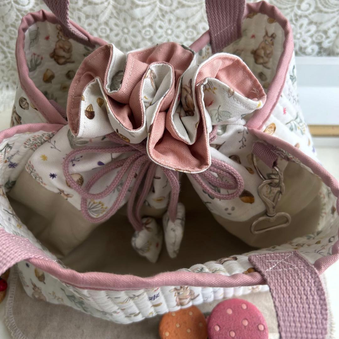 通園バック　オーダー受付ページ　ミルキーラビット