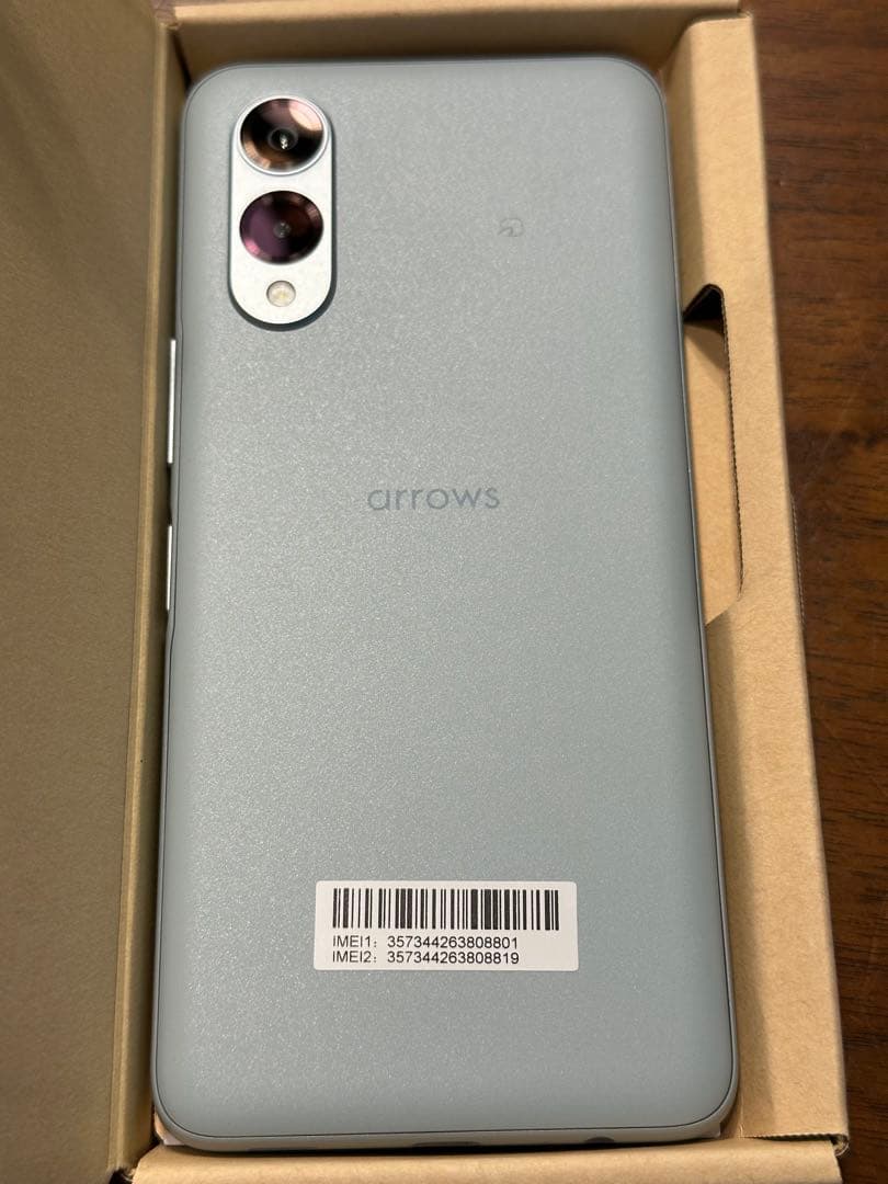 arrows We2 simフリー ライトブルー　開封・充電・電源確認済み