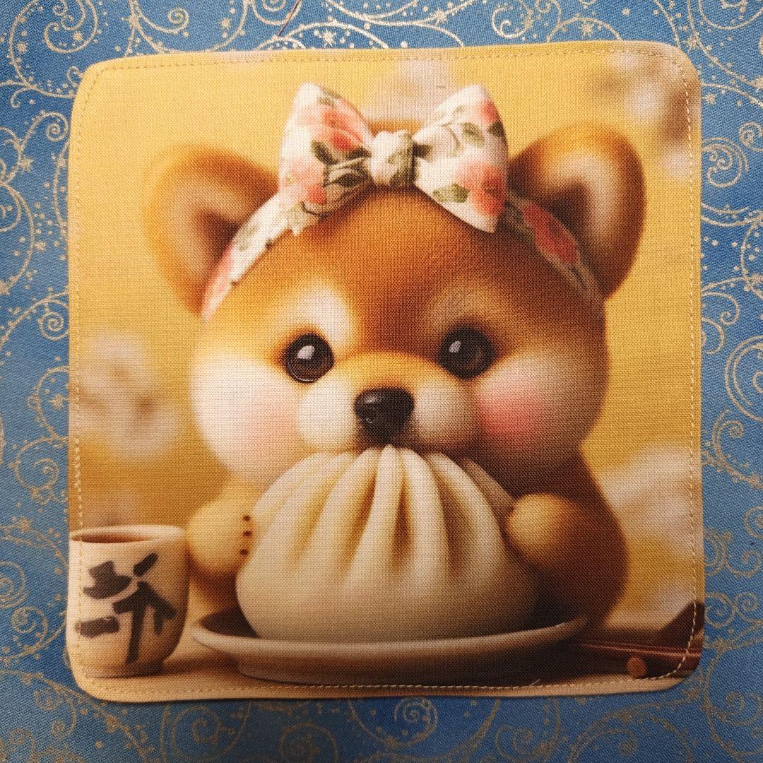 マリーゴールド　ハンカチ　女の子　チワワ柄　18枚