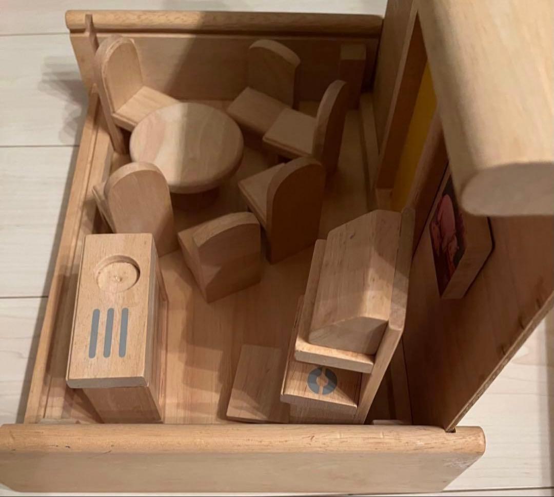 PLAN TOYS プラントイズ 木製 ドールハウス ドール 小物