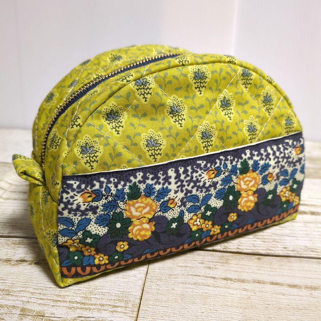 2wayボストンバッグ　キルティングポーチ　ハンドメイド
