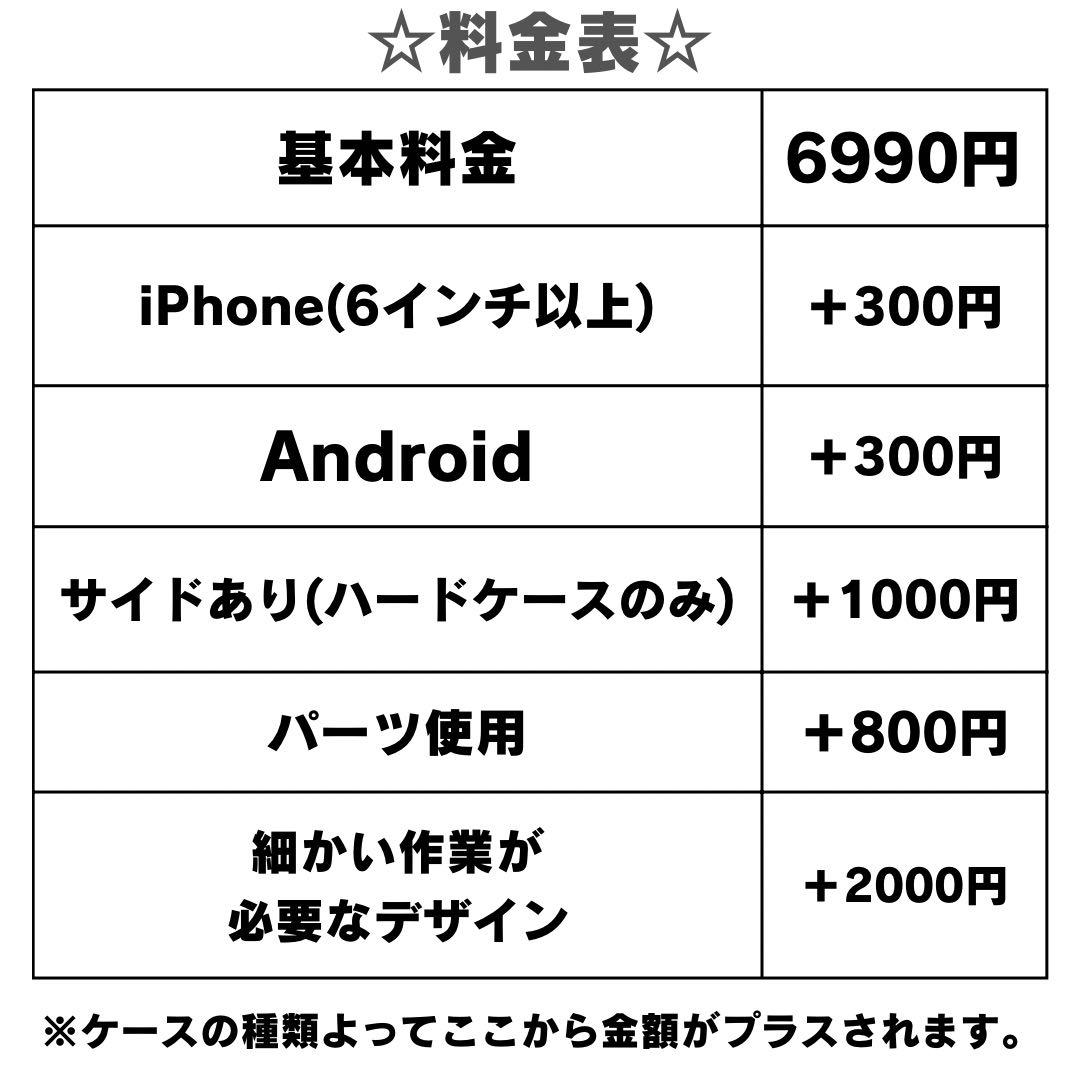 ネーム入り デコ電 名前入り iPhoneケース スマホケース Android