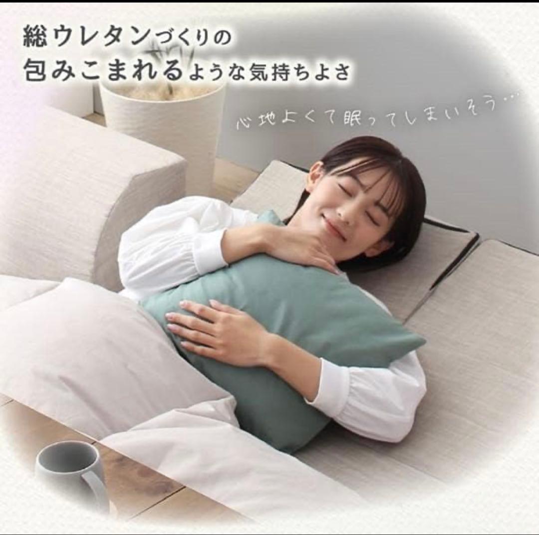 新品　レイアウト自由なフロアコーナーソファ　ローソファ　ミディアムグレー　こたつ