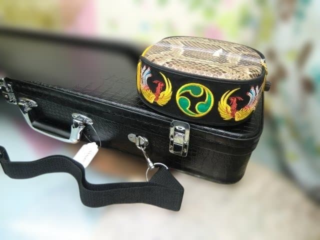 ☆新品未使用(送料無料)13.980円　沖縄三線専用　一丁入ふかふかハードケース