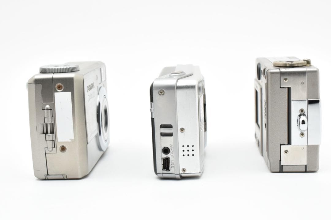 デジカメ3台セット キャノン IXY、リコー Caplio、ペンタックス 330