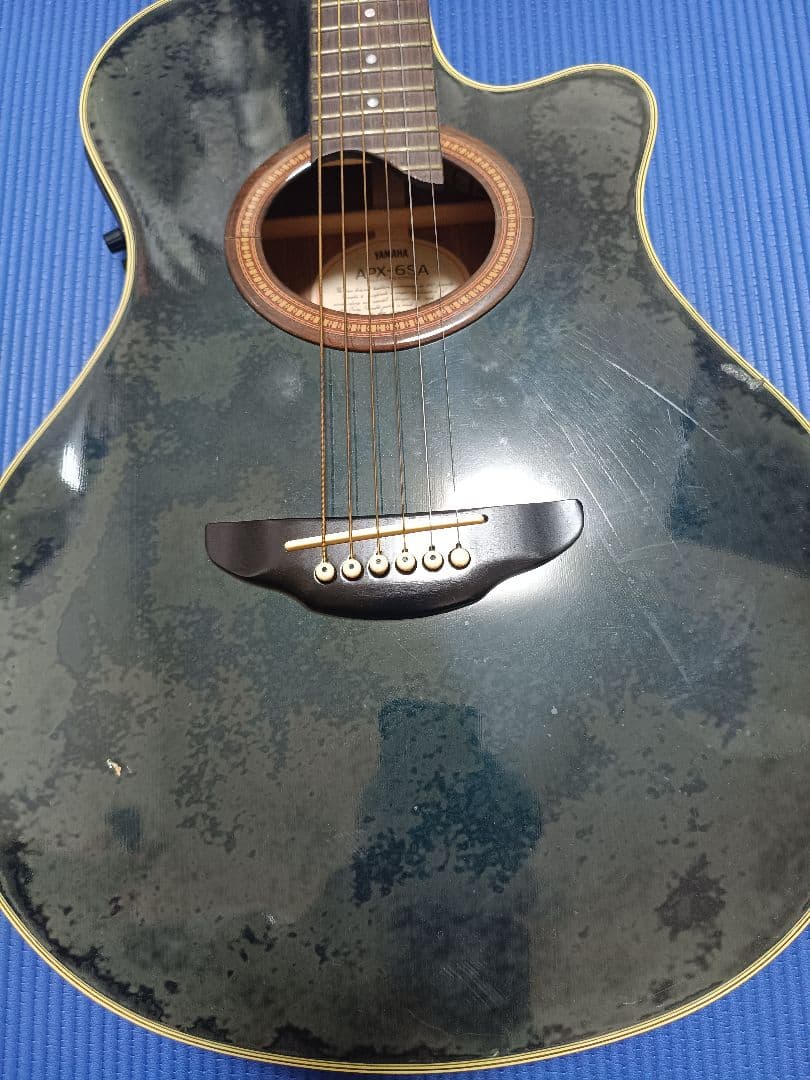 YAMAHA APX エレアコ ハードケース付 傷、変色あり