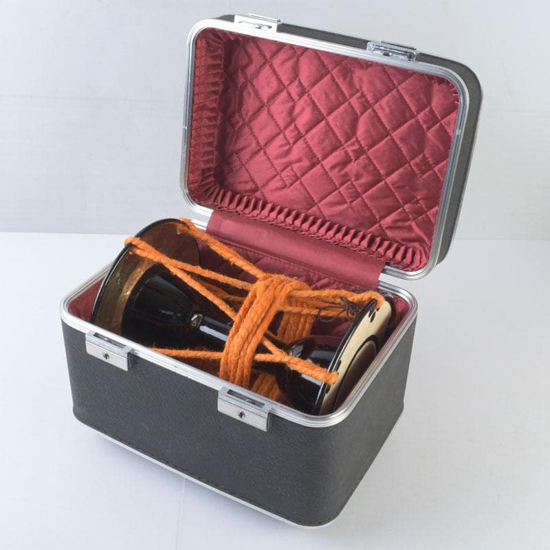 和楽器　鼓　大鼓胴　能楽　雅楽　ハードケース付　V　9961A