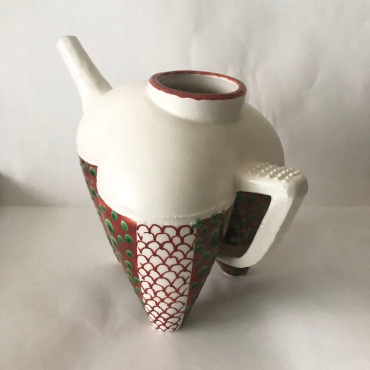 赤絵水注