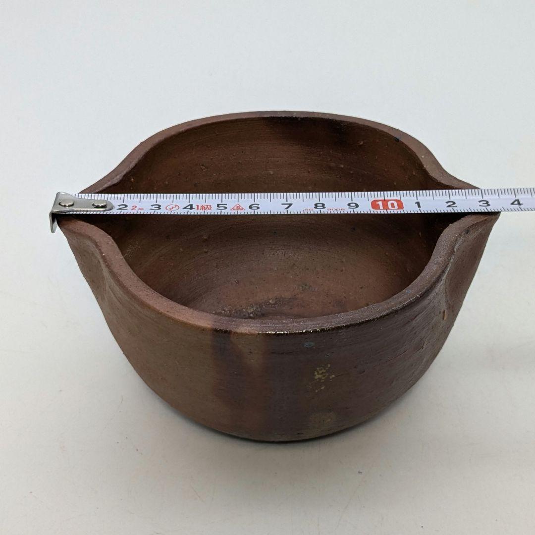 藤原博 備前焼 小鉢6客 共箱 向付 和食器 容器 日本料理 在銘 緋襷 ボウル
