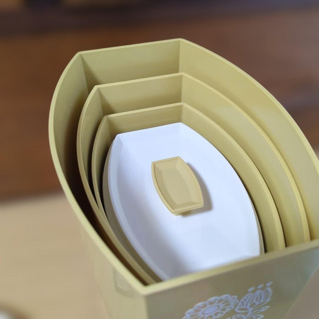 USA製 ビンテージ キャニスター4個セット　ラストロウェア