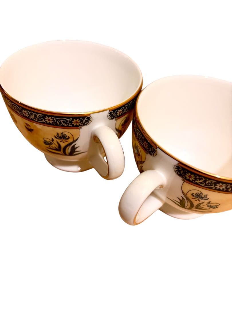 【】インディア　コーヒーカップ＆ソーサー 廃盤品 2点セット