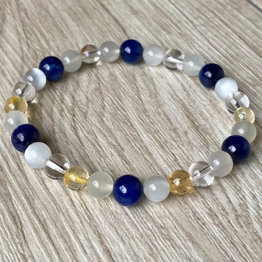 失敗を恐れる事なく成功へ突き進む/カイヤナイト・ムーン・シトリン/パワーストーン