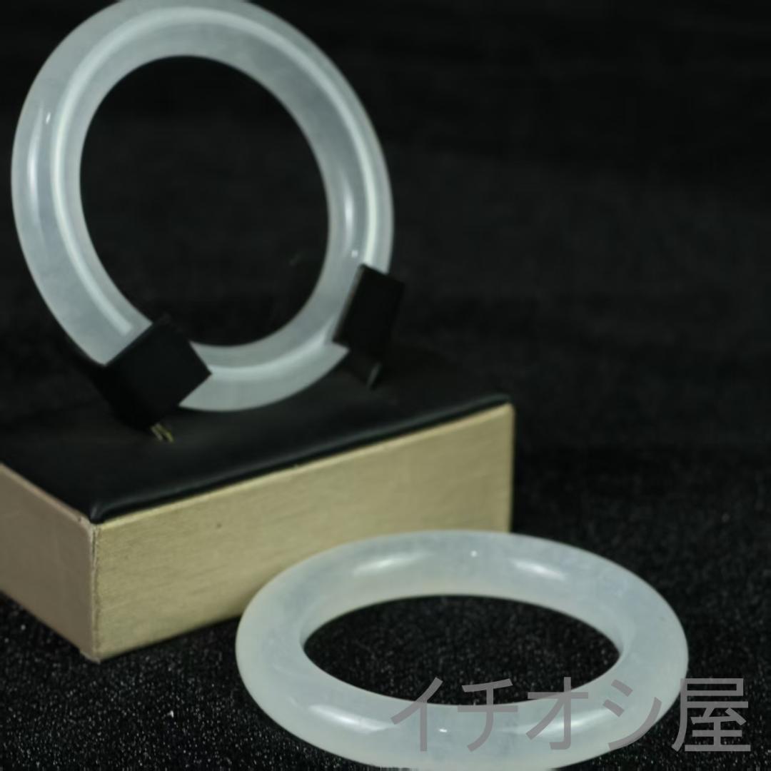中国古美術『翡翠 高氷種 円条バングル』旧蔵 天然石 玉器 腕輪 お守り 装身具