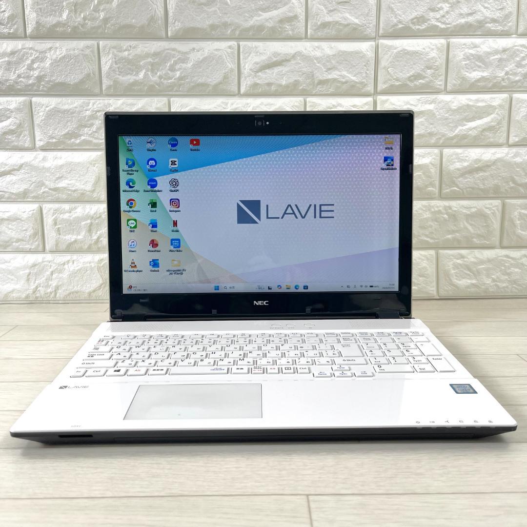 NEC i7 新品SSD500 メモリ8G Windows11 ノートパソコン♪