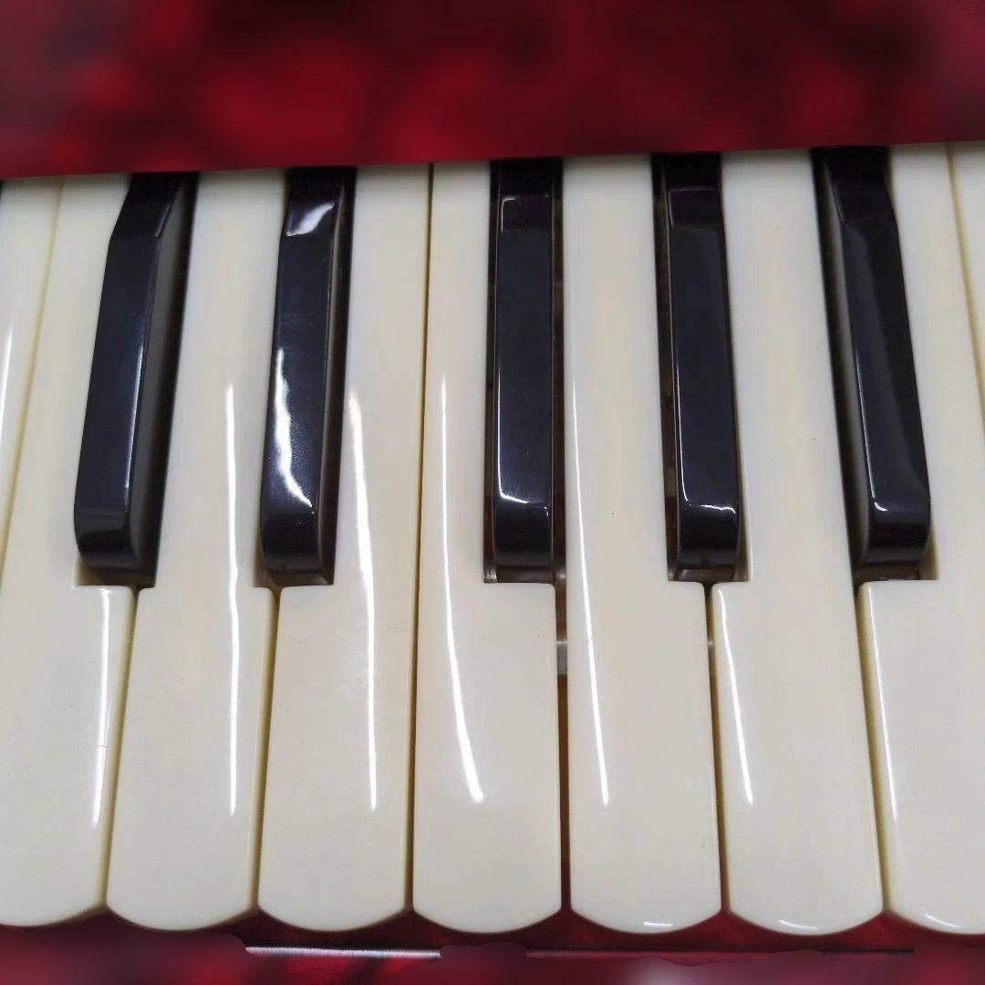 Yamaha アコーディオン レッド B-27C袋付き