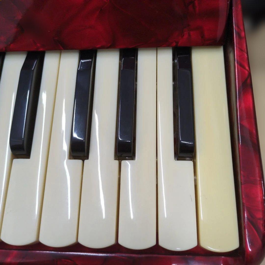 Yamaha アコーディオン レッド B-27C袋付き