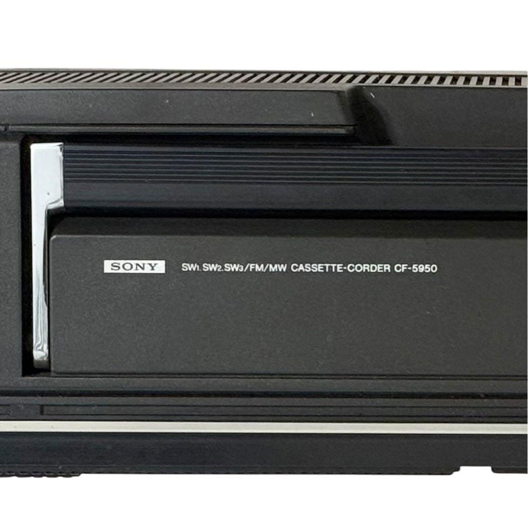 SONY ソニー CF-5950 BCLラジカセ ラジオ動作品 アンテナ良好