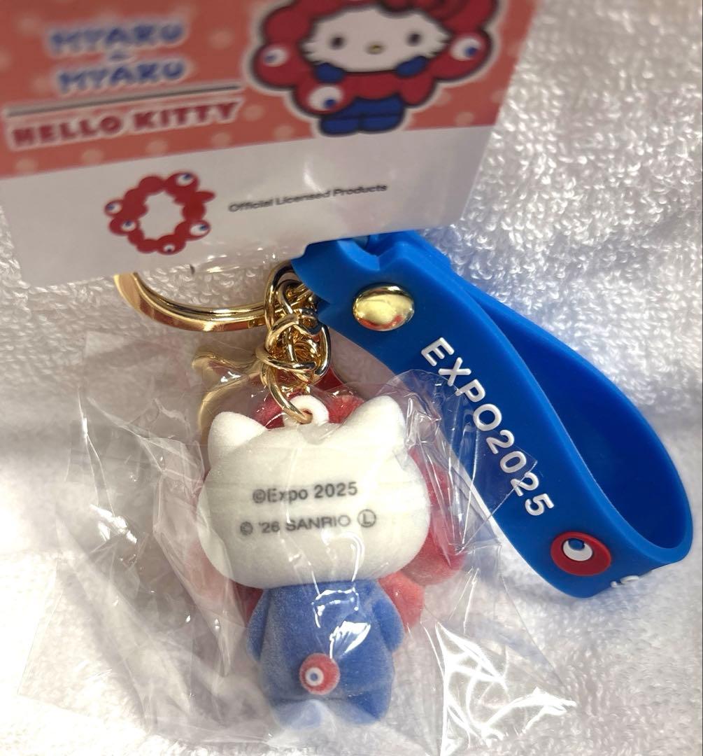 【正規品】【新作】　ミャクミャクキーホルダーフロッキーキティ