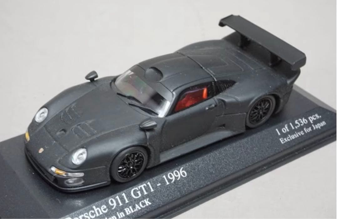 ミニチャンプス 京商 1/43 ポルシェ 911 GT1 1996