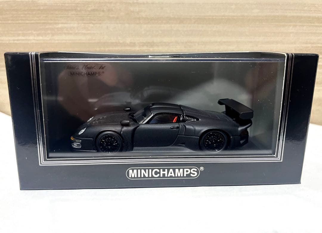 ミニチャンプス 京商 1/43 ポルシェ 911 GT1 1996